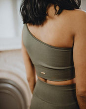 Load image into Gallery viewer, Sage | Ribbed One Shoulder Top - Heart Over Head