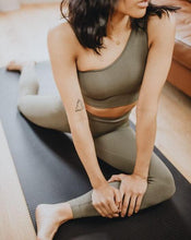 Load image into Gallery viewer, Sage | Ribbed One Shoulder Top - Heart Over Head