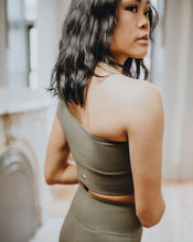 Load image into Gallery viewer, Sage | Ribbed One Shoulder Top - Heart Over Head