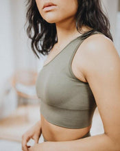 Load image into Gallery viewer, Sage | Ribbed One Shoulder Top - Heart Over Head